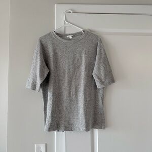 COS Light Gray Short Sleeve Tee